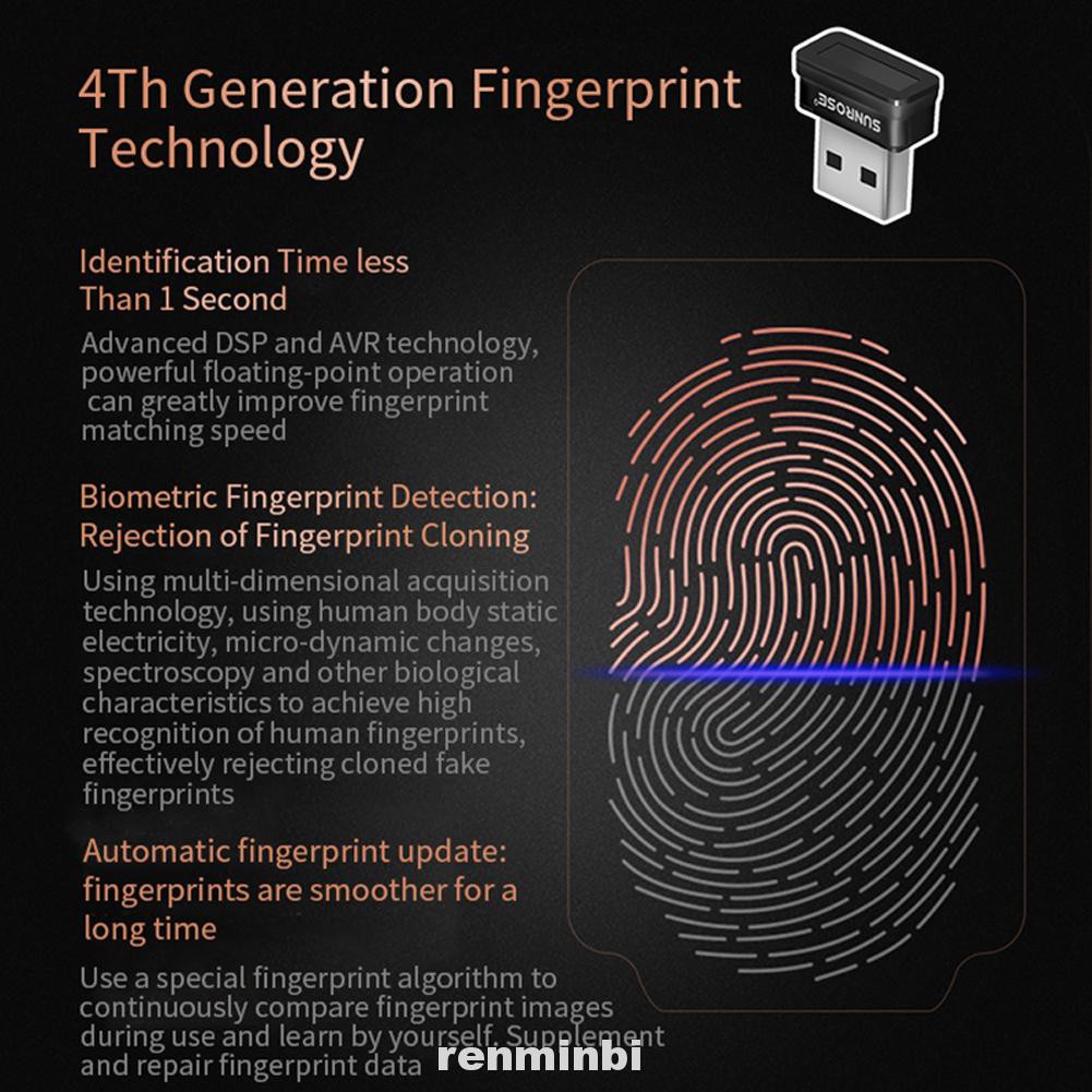 Máy Quét Vân Tay Usb Mini Cho Windows 10 | BigBuy360 - bigbuy360.vn