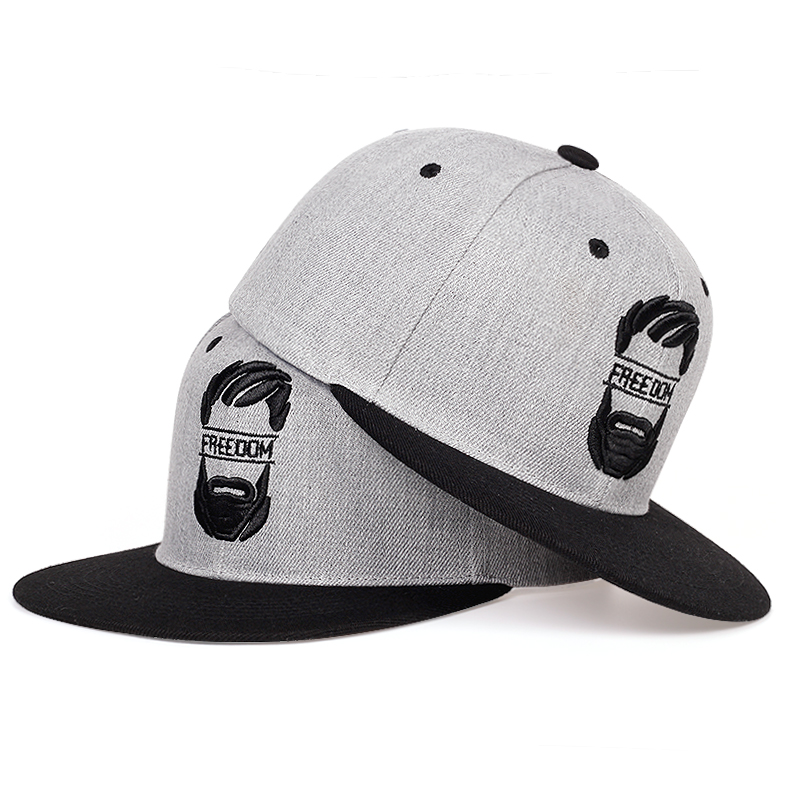 Mũ lưỡi trai thêu chữ phong cách hip hop thời trang cho nam và nữ