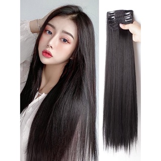Kẹp phím tóc giả nữ dạng thẳng