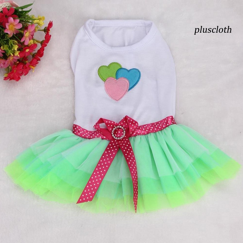 Đầm Thun Phối Ren Thời Trang Mùa Hè Cho Thú Cưng