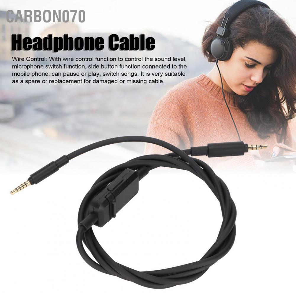 Carbon070 Dây tai nghe thay thế cáp cho Beyerdynamic MMX 300 hệ thứ 2 1 3m / 4 3ft