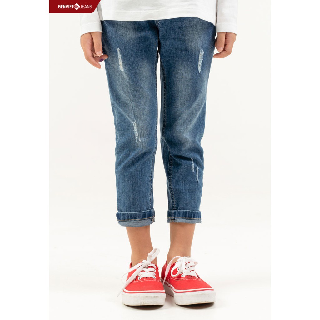 Quần dài Jeans bé gái BQ103J845 GENVIET