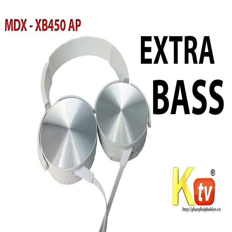 Tai Nghe Chụp Tai Có mix đàm thoaị- Âm thanh hay -Tai Nghe headphone Extra Bass 450AP