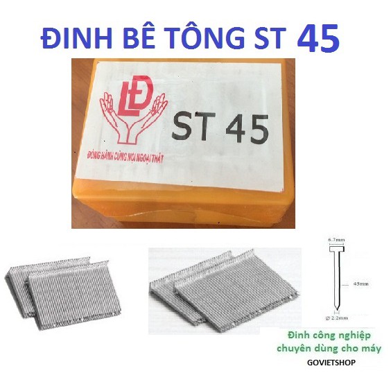 Đinh bê tông ST - Đinh ST18 - ST25 - ST32 - ST38 - ST45 - ST50 - ST64