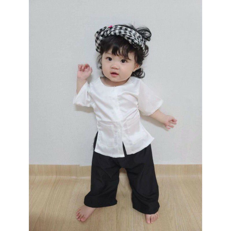 Khăn rằn dễ thương cho bé trai, bé gái phụ kiện áo bà ba cho bé