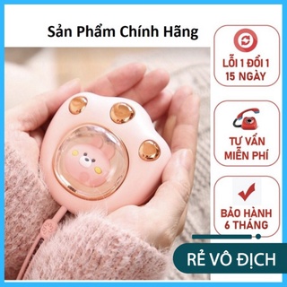 Máy sưởi mini cầm tay 2400mah xinh xắn, đáng yêu - máy sưởi ấm mini dễ thương