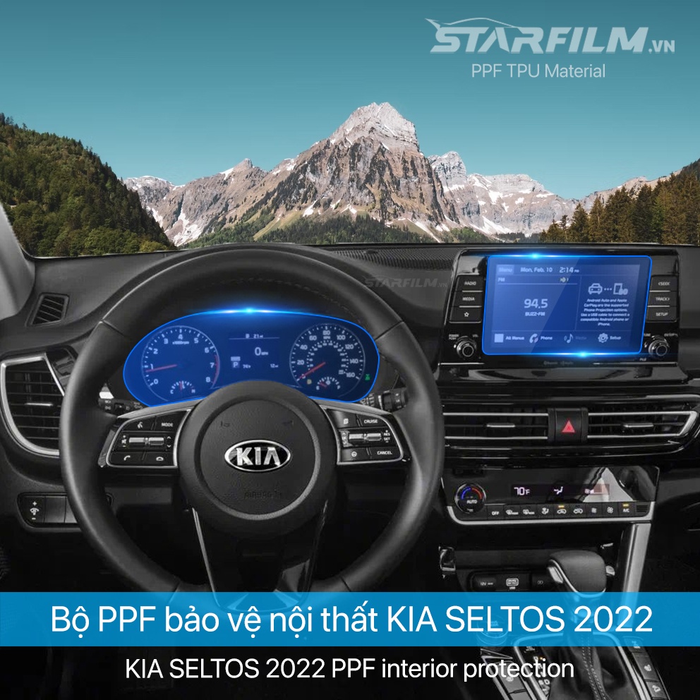KIA Seltos PPF TPU chống xước tự hồi phục STAR FILM