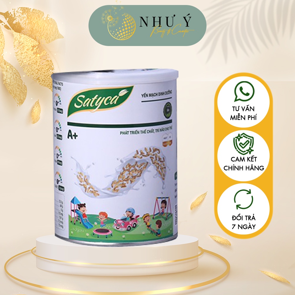 Sữa yến mạch dinh dưỡng Satyca A+ cung cấp năng lượng hộp 410g - NN044