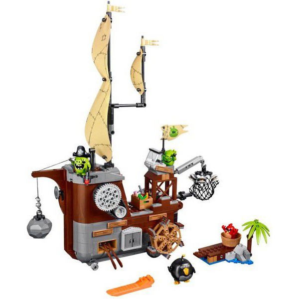 LEGO Movie | Lego 75825 ANGRY BIRDS Piggy Pirate Ship | Tàu cướp biển Piggy