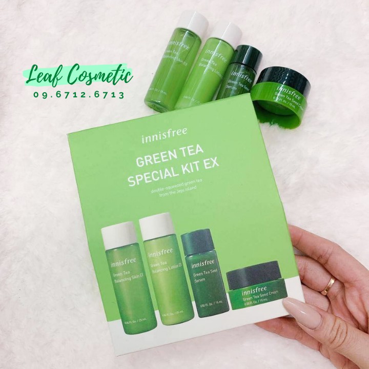 Set Dưỡng Da Trà Xanh Innisfree 4 Món