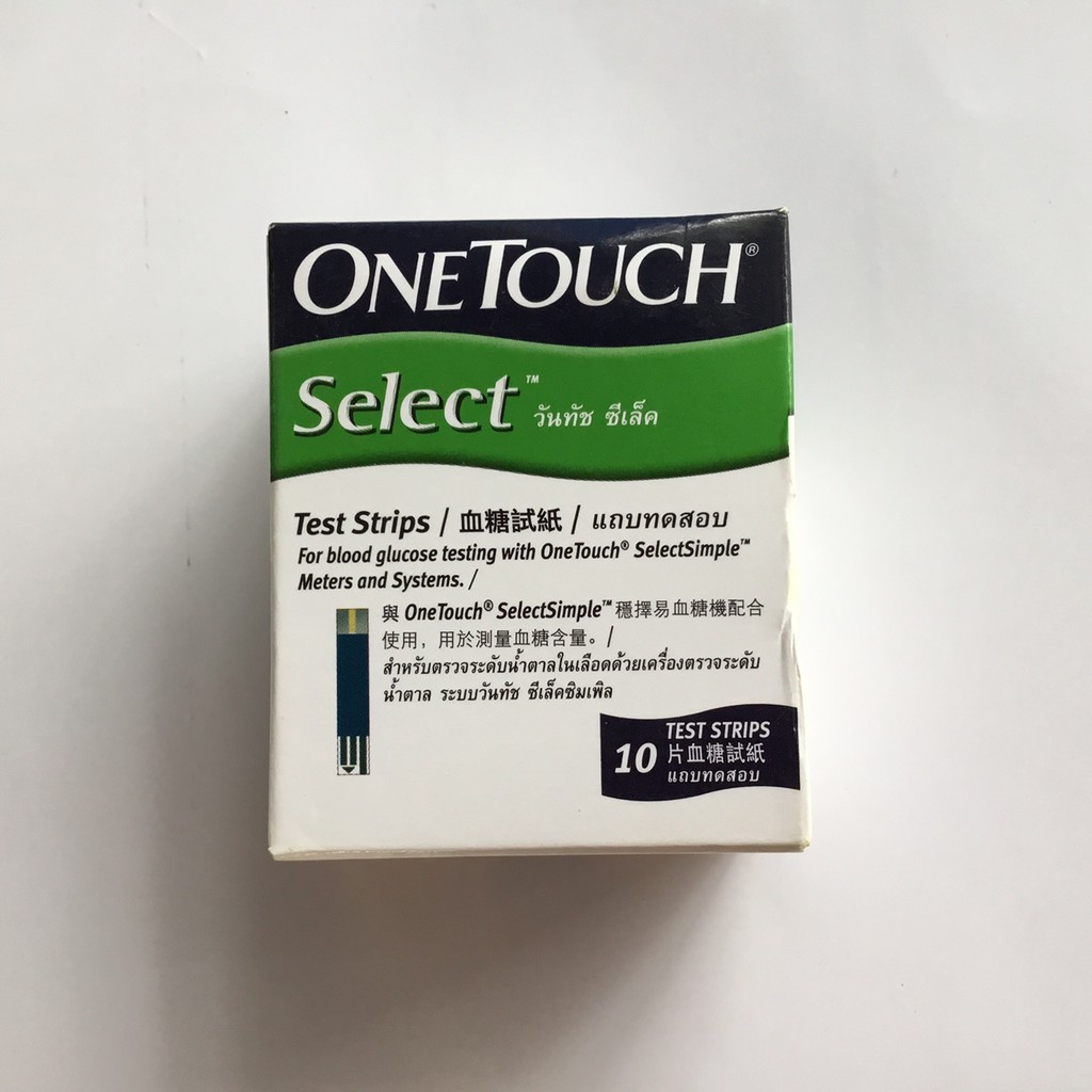 Que Thử Đường Huyết OneTouch Select Simple 10 Que