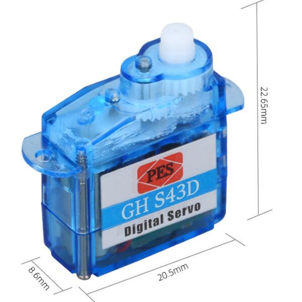 Động cơ Servo Gh 3.7g / 4.3g Gh-S37A Gh-S43A cho máy bay điều khiển từ xa