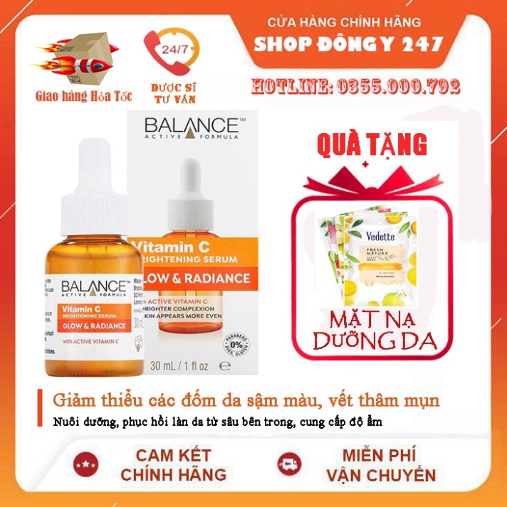 Serum Làm Sáng Balance Vitamin C Brightening 30ml