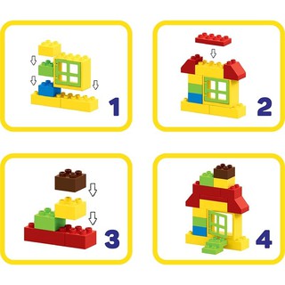Đồ chơi lắp ráp Junior Block Creative Bricks (Ngôi nhà)