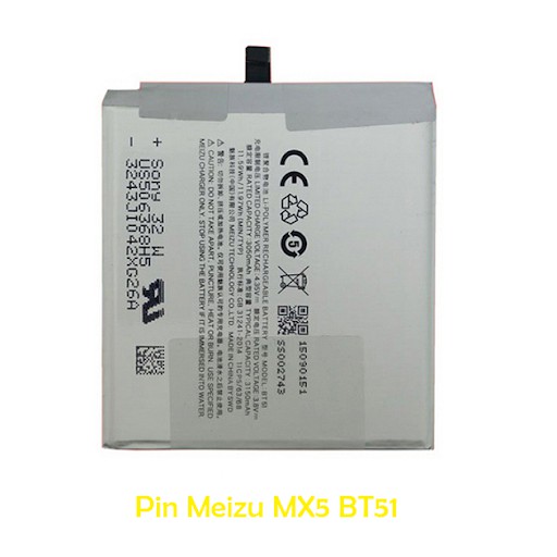 Pin Meizu Mx5 bt51 dung lượng cao 3350 mah chính hãng