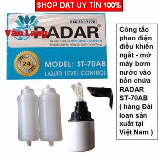 Phao điện RADAR chống trào nước, phao bơm nước tự động  siêu tiện lợi