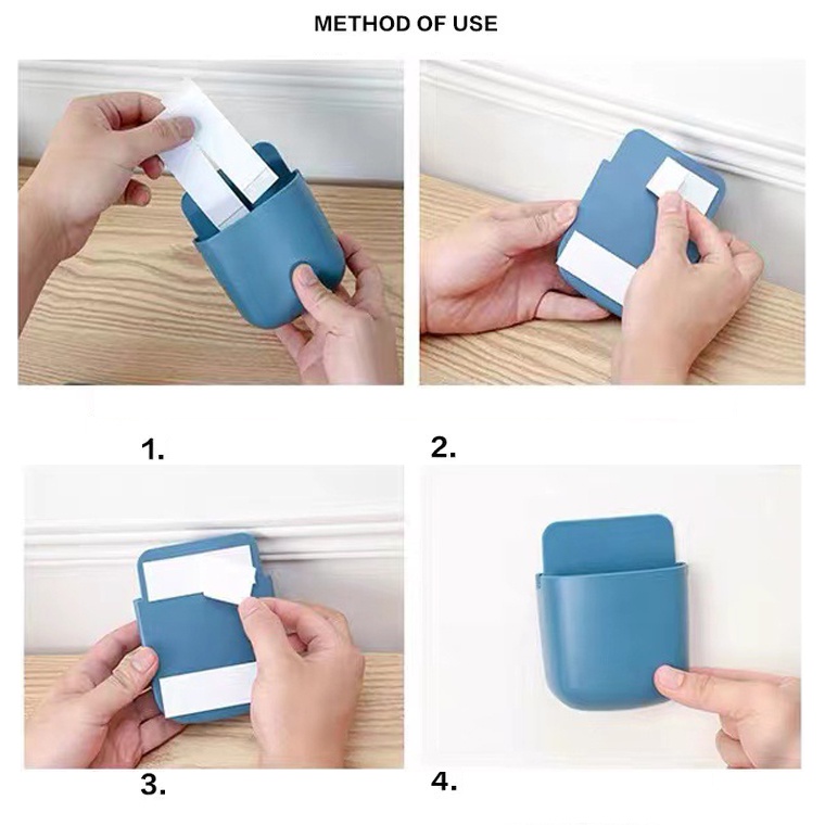 Ống cắm điều khiển, điện thoại dán tường (11.5*9.5*3.5cm )