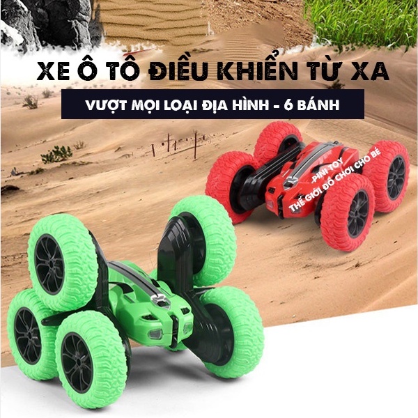 XE Ô TÔ ĐIỀU KHIỂN TỪ XA VƯỢT MỌI ĐỊA HÌNH 6 BÁNH - QUÁI VẬT XA MẠC