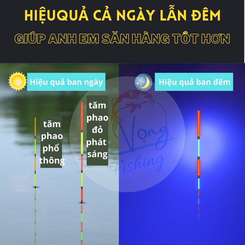 Phao CỎ HUYẾT Tiểu Phượng Hoàng cao cấp - Phao câu đơn - Câu Đài