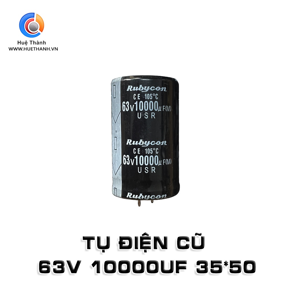Tụ điện cũ 63V 10000UF 35*50, đảm bảo tin dùng, chất lượng, hàng uy tín, giá rẻ cạnh tranh, hỗ trợ lâu dài