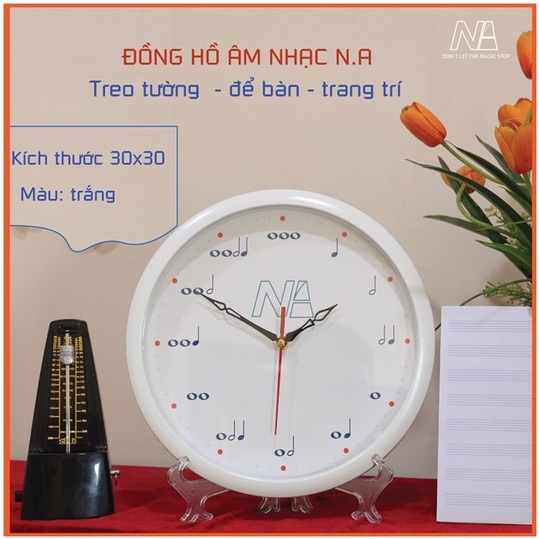 Đồng hồ nốt nhạc, decor, trang trí nhà cửa - mẫu mã độc quyền