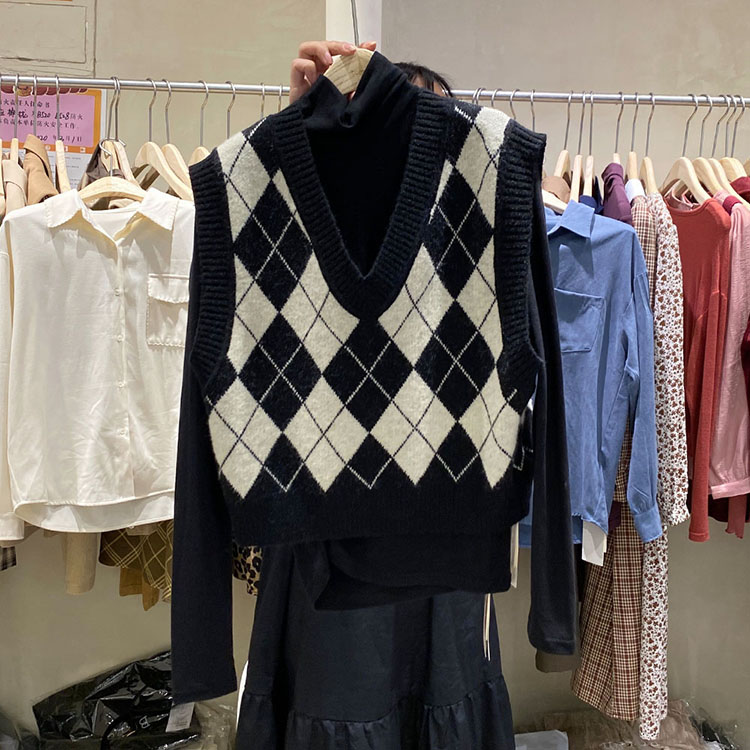 Áo Khoác Len Không Tay Cổ Chữ V Thời Trang Hàn Quốc 2020 | BigBuy360 - bigbuy360.vn