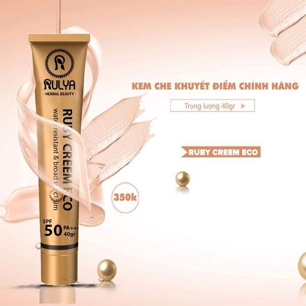 Kem Che Khuyết Điểm Rulya Ruby Suncreen Eco.