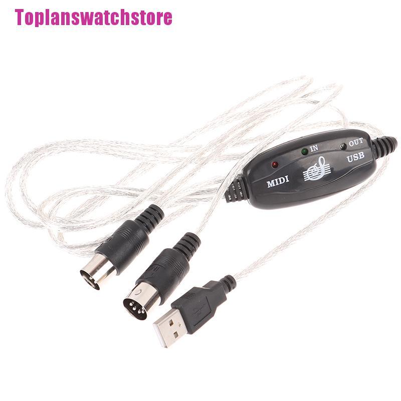 Dây Cáp Chuyển Đổi Giao diện MIDI VÀO-RA USB Sang Đàn Phím PC