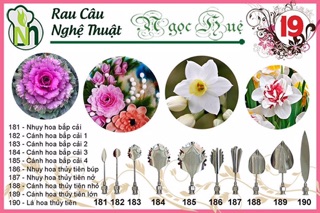 Dụng cụ làm rau câu 3D Ngọc Huệ(inbox chọn mẫu)