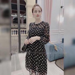 Đầm chấm bi