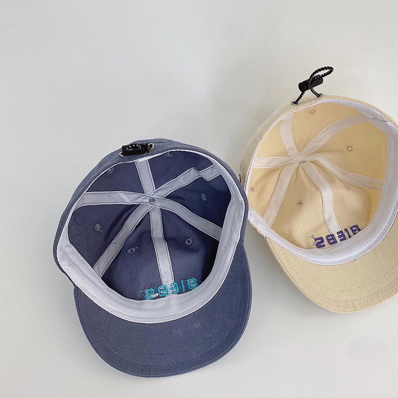 Mũ lưỡi trai thêu chữ đơn giản thời trang cho mẹ và bé