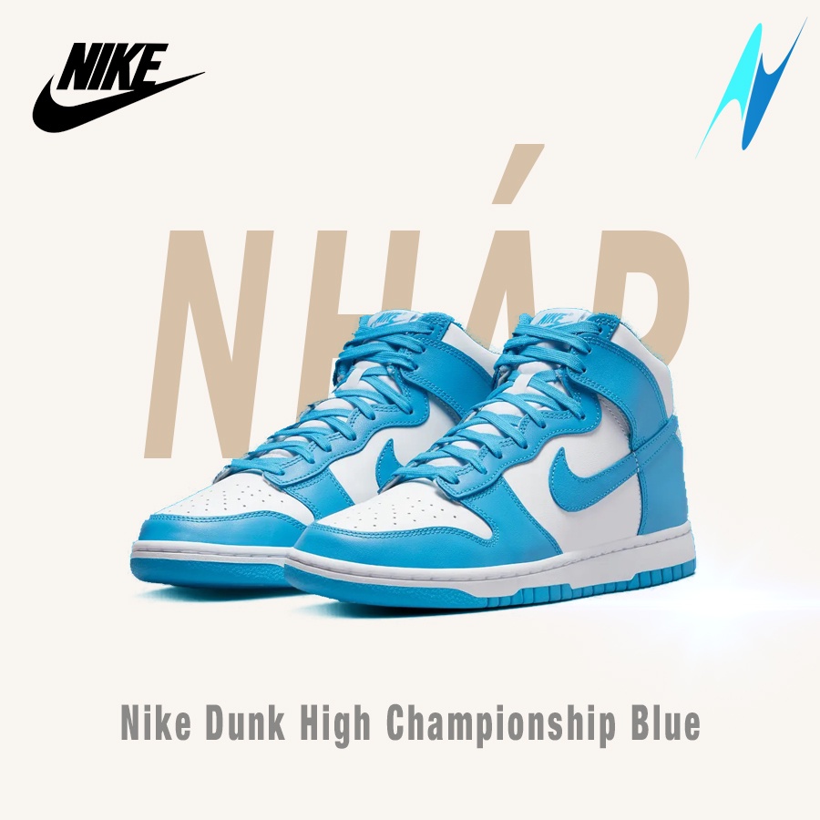 Giày nam Nike Dunk High Championship Blue chính hãng 100%