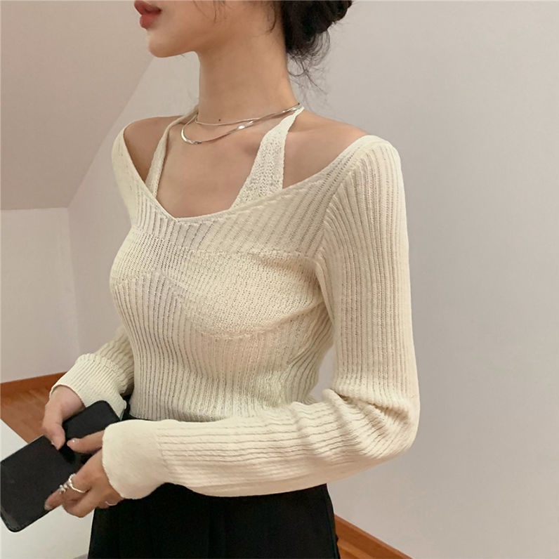 Áo Sweater Tay Dài Hở Vai Dáng Ôm Quyến Rũ Thời Trang Cho Nữ Unique | BigBuy360 - bigbuy360.vn