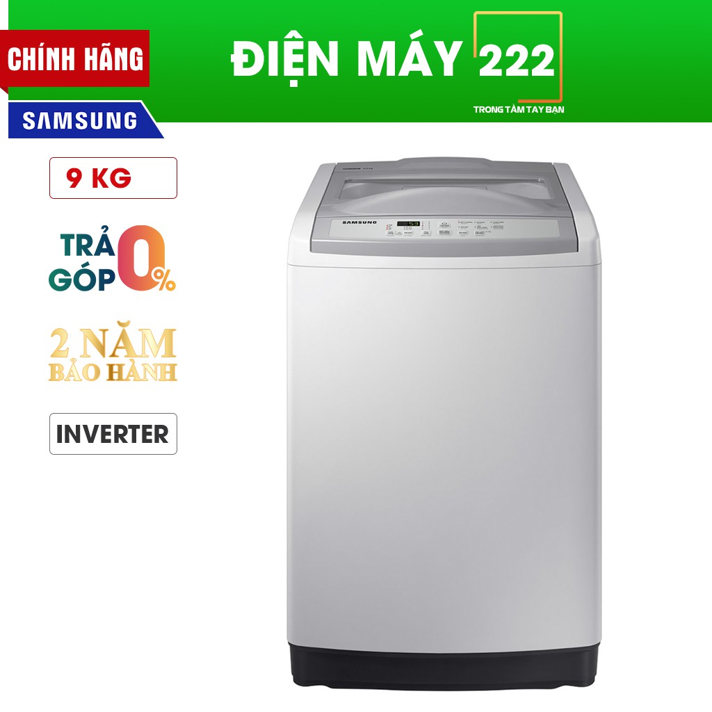 [Freeship HN] Máy giặt cửa trên 9KG Samsung WA90M5120SG/SV chính hãng