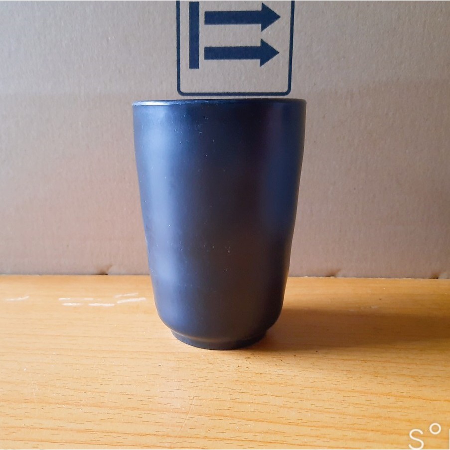 Ly Nhựa Melamine Kiểu Cao Nhám Đen - Fataco (LY31N)