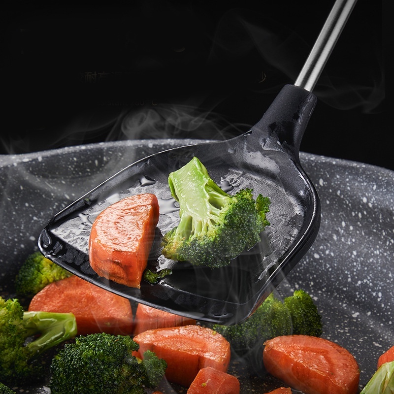 Bàn xẻng nấu ăn bằng thép không gỉ 304 không dính