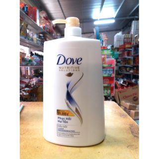 Dầu gội DOVE phục hồi hư tổn chai 1,4kg.