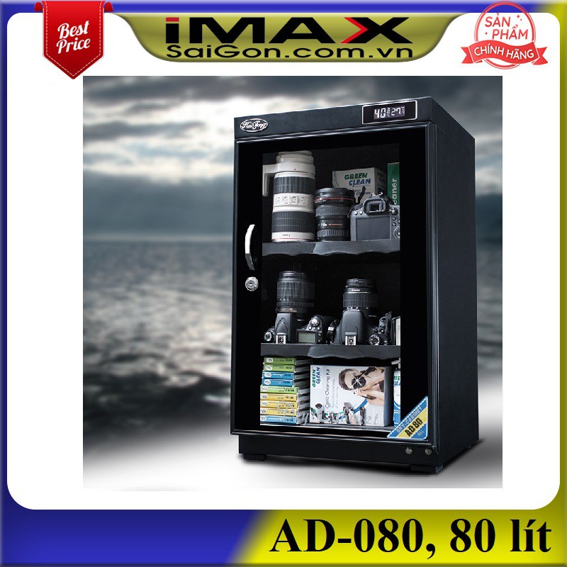 Tủ chống ẩm DryCabi AD80, 80 lít Hàng chính hãng