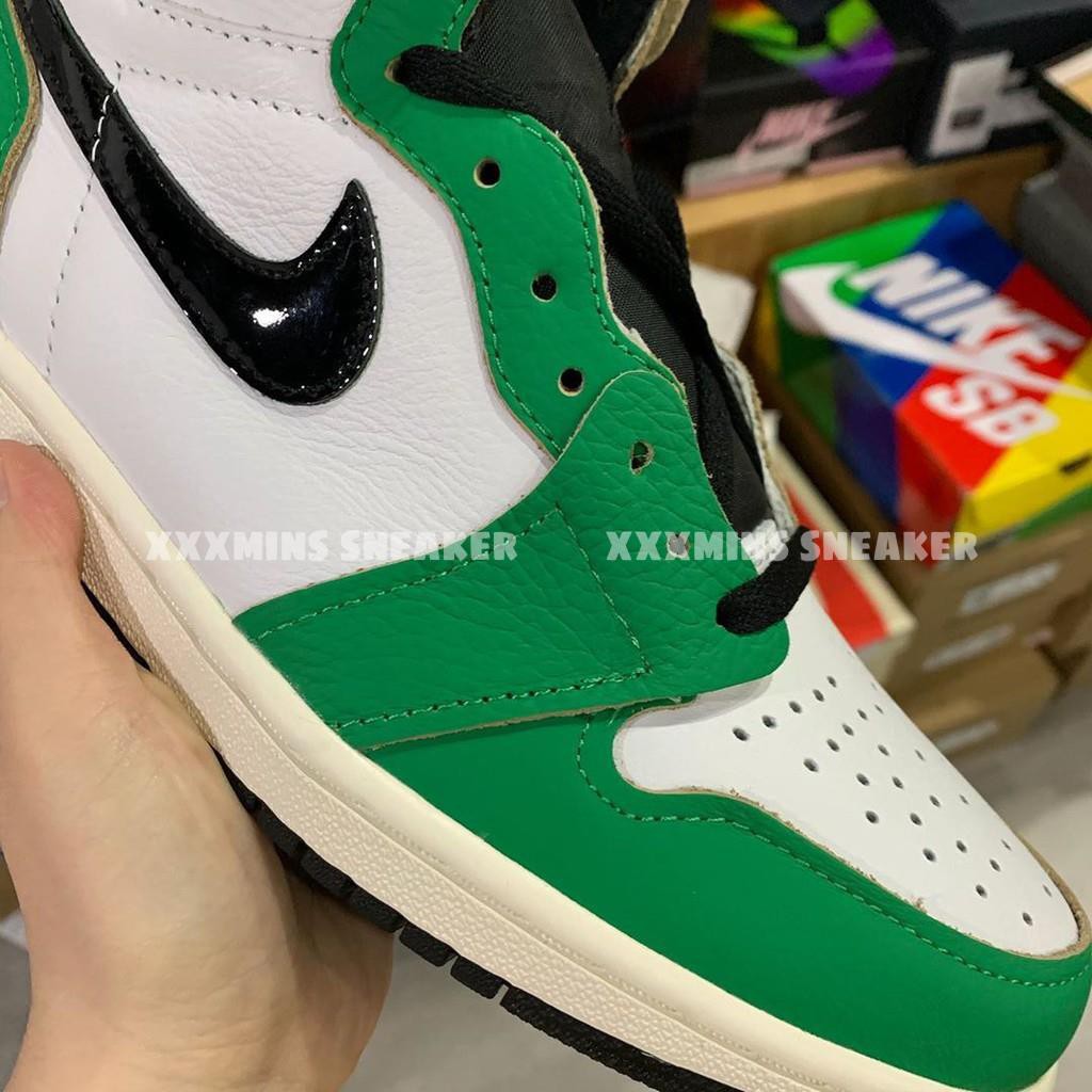 Giày Air Jordan 1 Retro High "Lucky Green" (Best Quality)