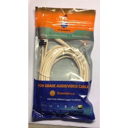 Dây AV cắm từ điện thoại ra âm li dắc 3.5 (5m)