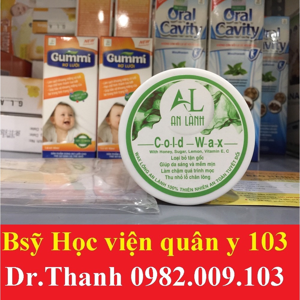 Wax Lông An Lành COLD WAX  [ Tặng 50 tờ giấy và 2 que wax ] 350g