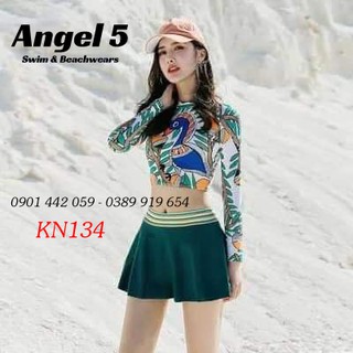 Bộ bơi họa tiết nổi bật KN134