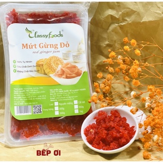 Mứt gừng đỏ sợi gói 100g / 500g