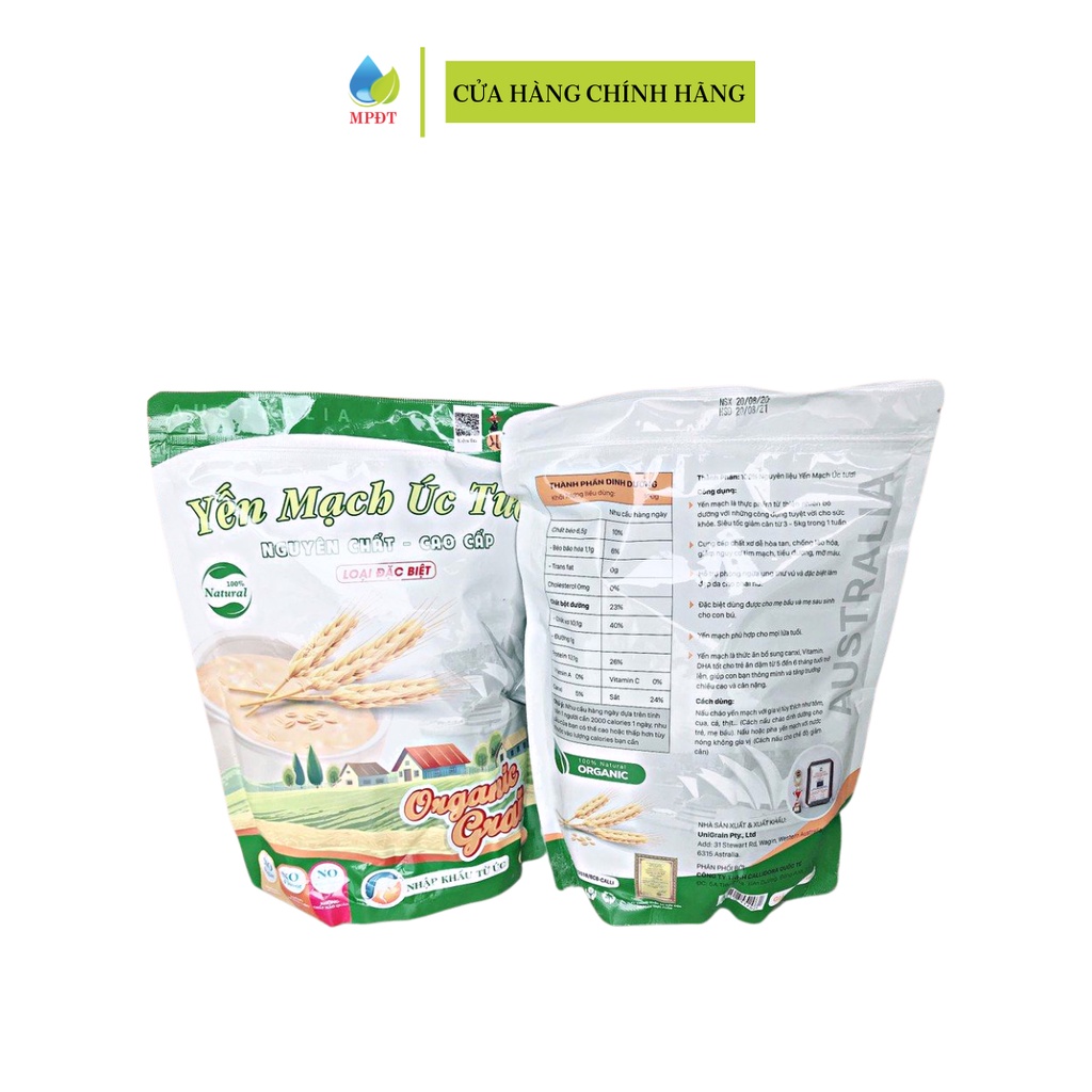 Yến mạch Úc tươi ngũ cốc giảm cân, bổ sung dưỡng chất, làm đẹp da 1KG