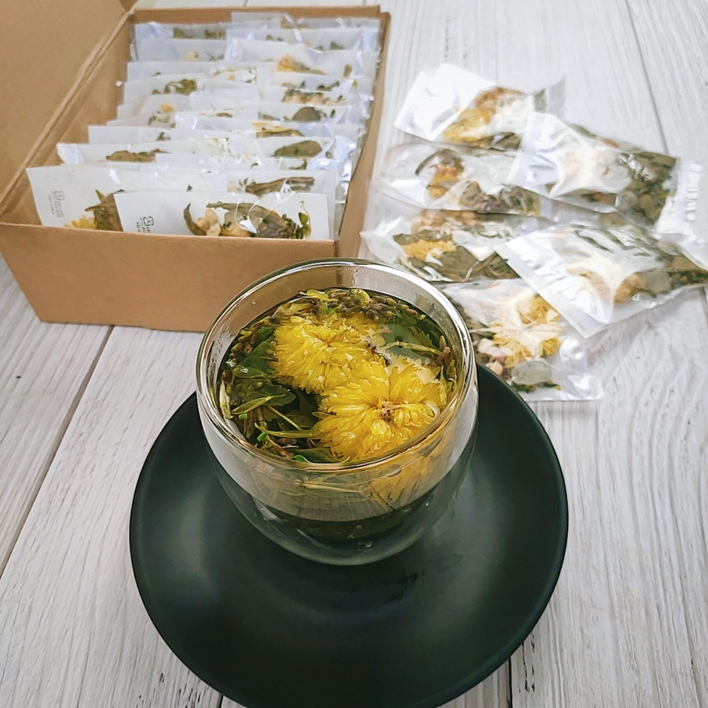 Tịnh tâm trà, (T02), Trà hoa thanh tịnh giảm căng thẳng lo âu.....