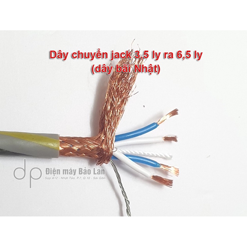Dây Chuyển Jack 3.5 Ra Jack 6.5, Dây Chuyển 6.5 Ra 3.5