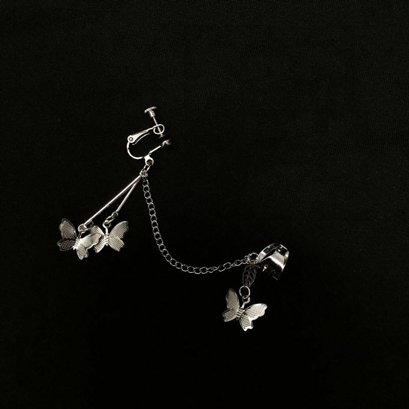 Bông tai hình bướm và xương cá thời trang cá tính