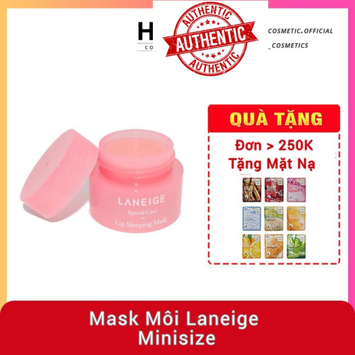 [Mã giảm giá] [AUTH] MASK MÔI LANEIGE MINISIZE