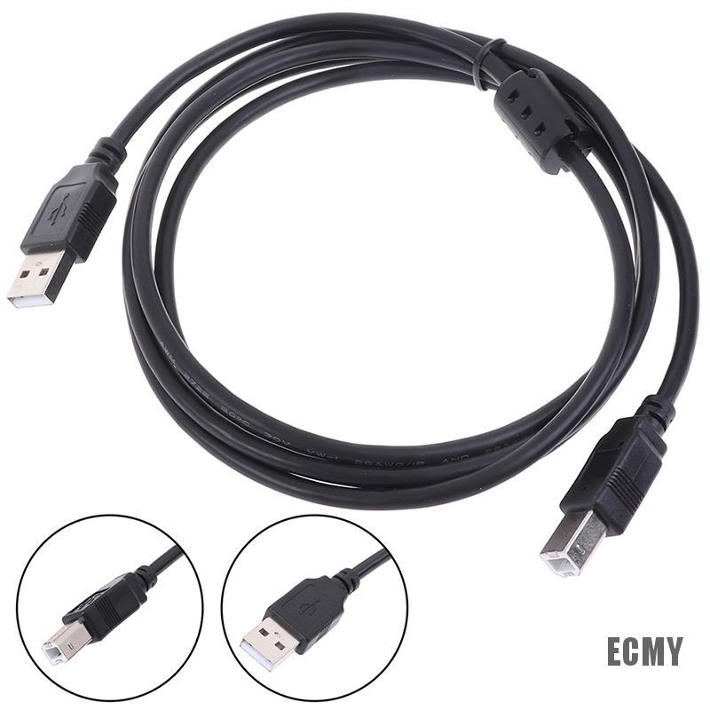 1 Dây Cáp Chuyển Đổi Usb 2.0 Đầu Đực Sang Đầu Đực 0.3 / 0.5 / 1 / 1.5 / 1.8m Cho Máy In