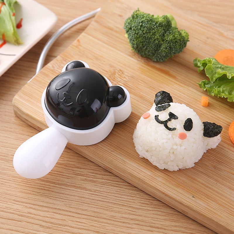 Khuôn Làm Cơm Nắm Hình Gấu Trúc DIY
